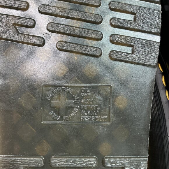 Dr. Martens Laketen Atlas Leather Slingback Platform Mules Black Men's Size 13 - Picture 7 of 8